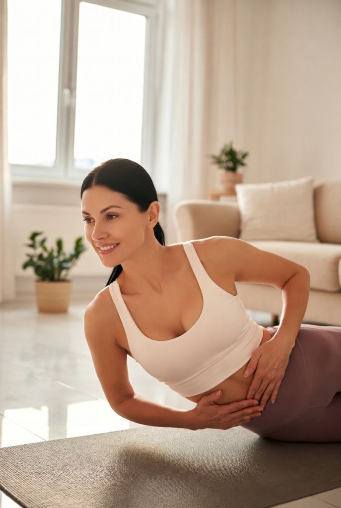 home pilates workout for beginners